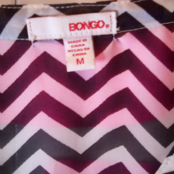 $098👉🏼Women's Teens Black🖤/White🤍 Zebra🦓 Striped Blouse - Picture 4 of 8